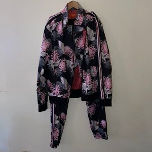2 Piece Floral Print Tracksuit